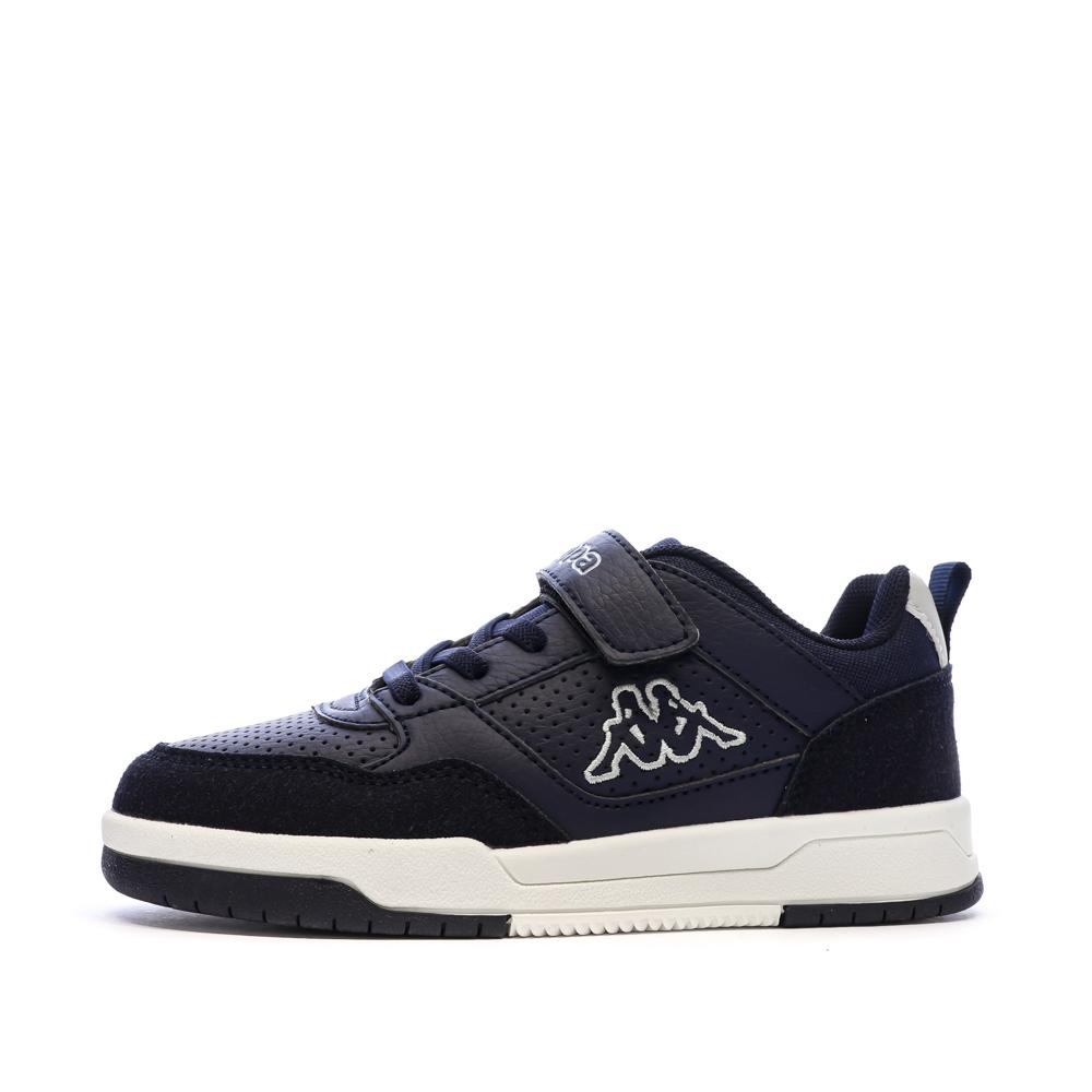 Baskets Noires Garçon Kappa Manis pas cher