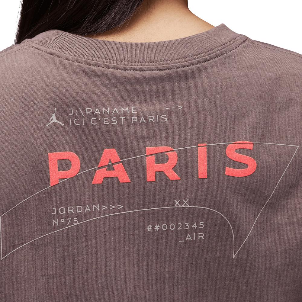 T-shirt Marron Femme Nike Boxy vue 2