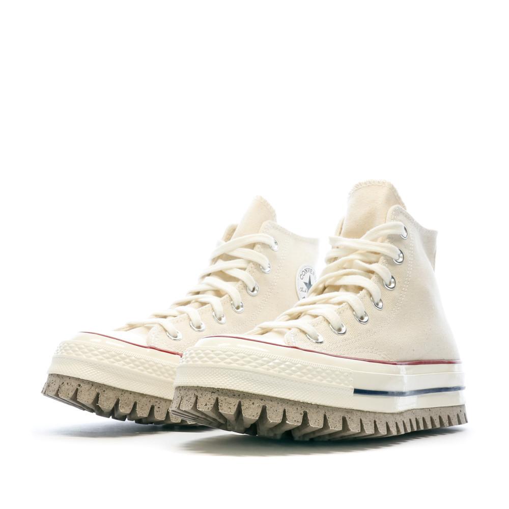 Baskets Écru Femme Converse Chuck 70 Canvas vue 6