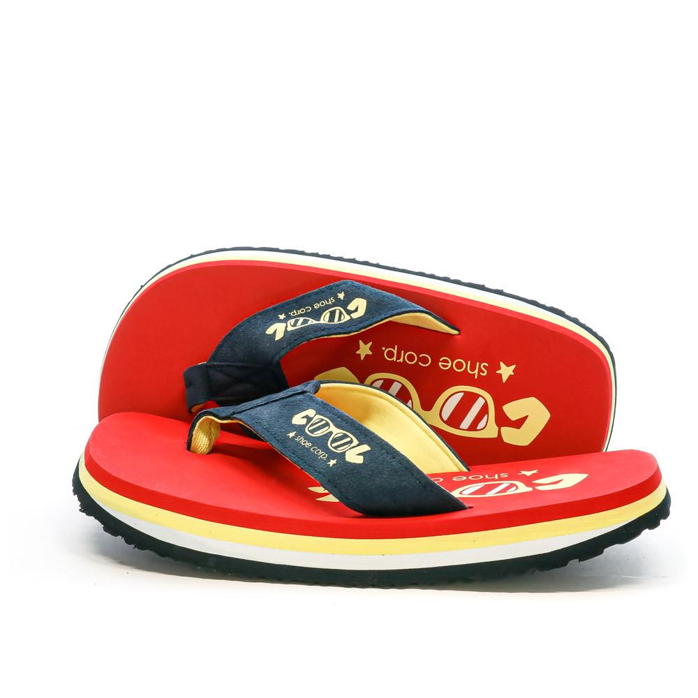 Tongs Rouge/Jaune Garçon Cool Shoe Original pas cher