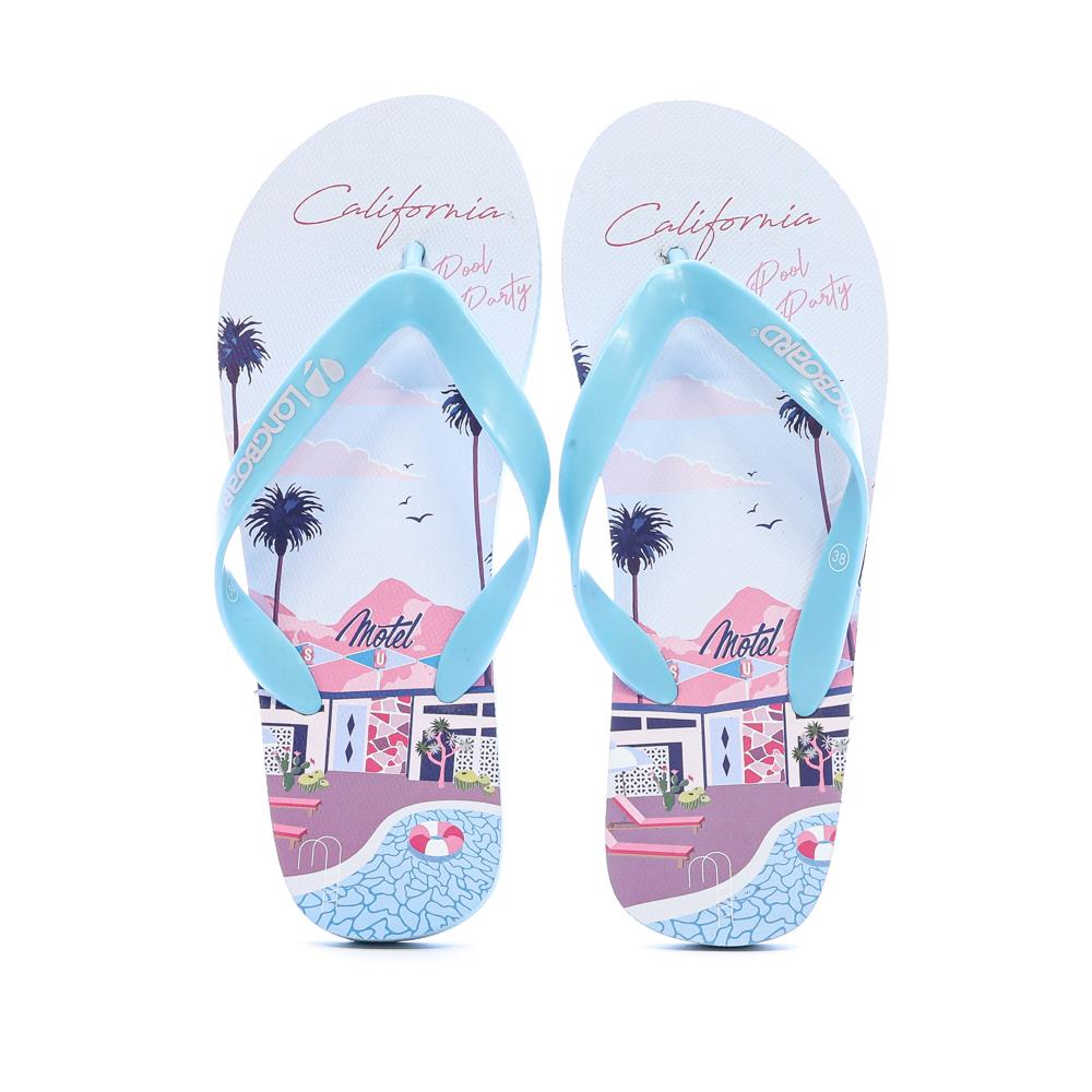 Tongs Bleu/rose Femme Longboard Calasi T1 vue 3