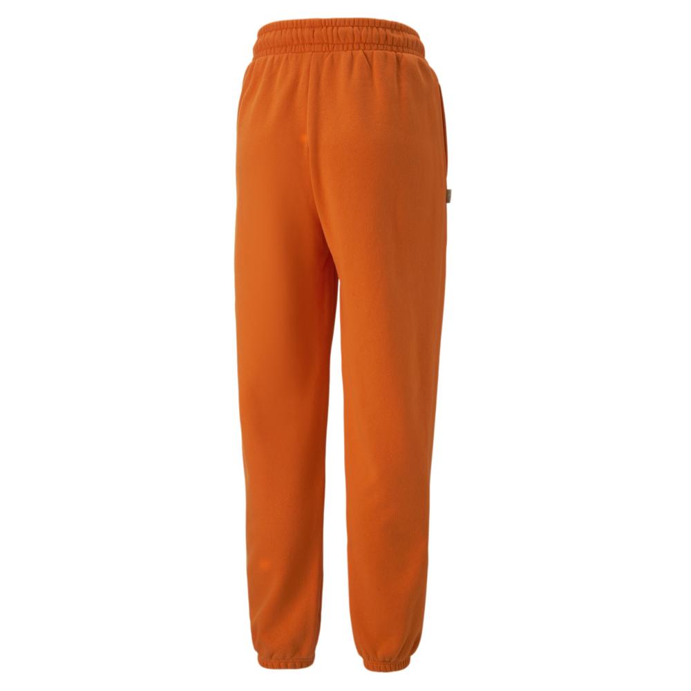 Joggings Orange Femme Puma  Infuse vue 2