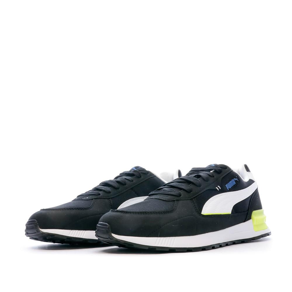 Baskets Noire/Jaune Homme Puma Graviton vue 6