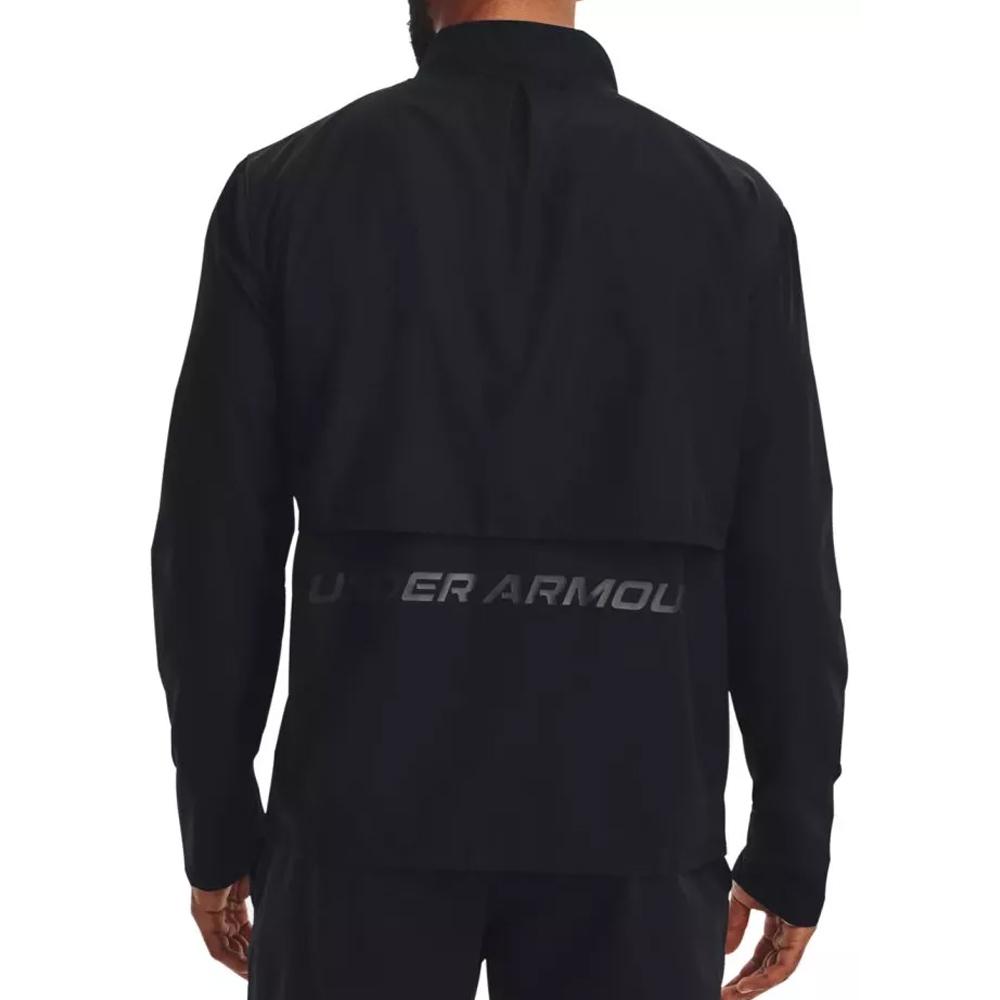 Schwarze Herrenjacke Under Armour Launch Ansicht 2