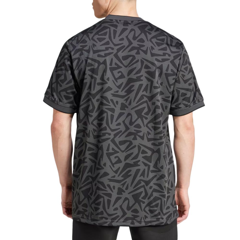 Maillot Noir Homme Adidas Aop vue 2