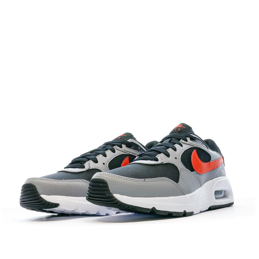 Baskets Grise/Noire/Rouge Homme Nike Air Max vue 6