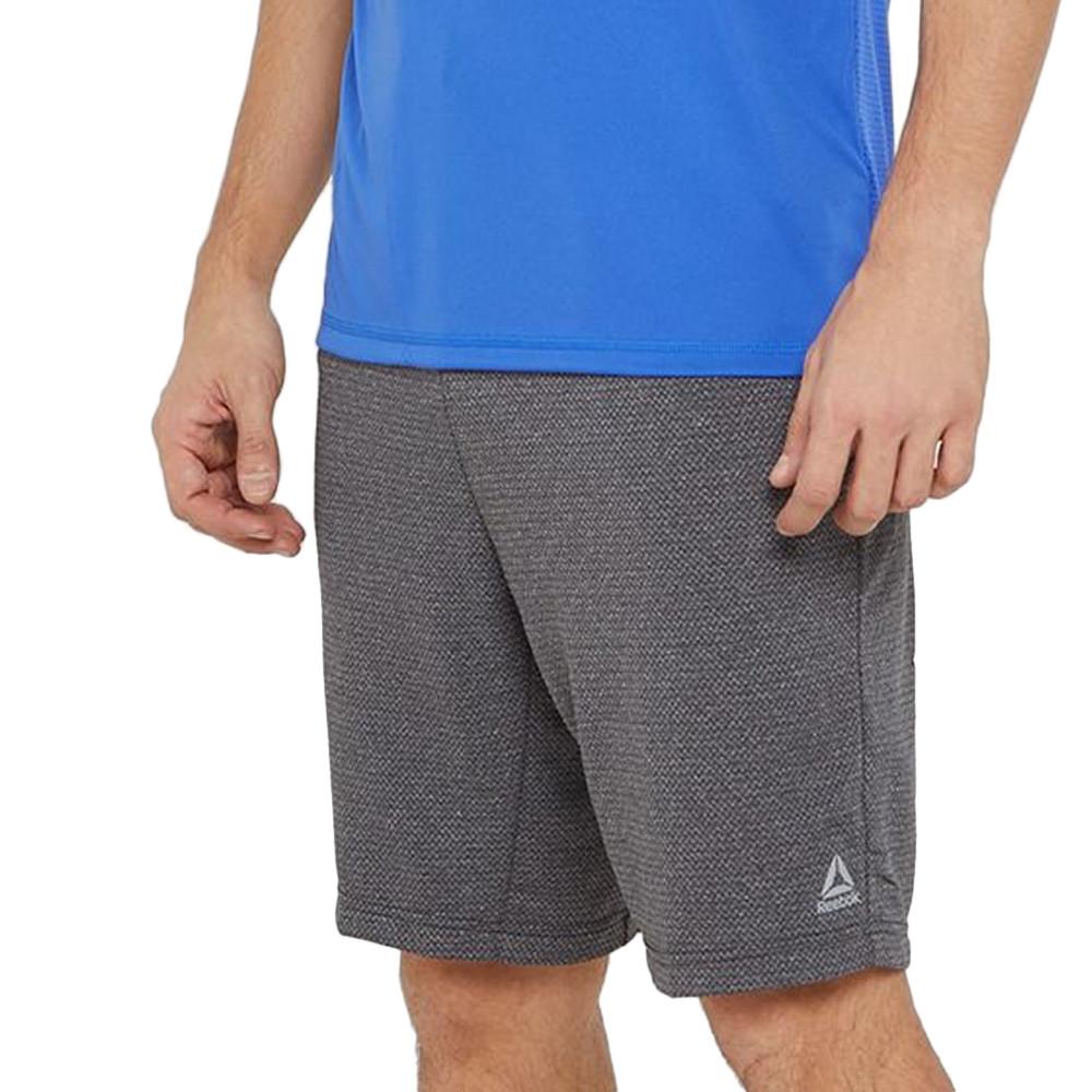 Short de sport Gris Homme Reebok Perf pas cher