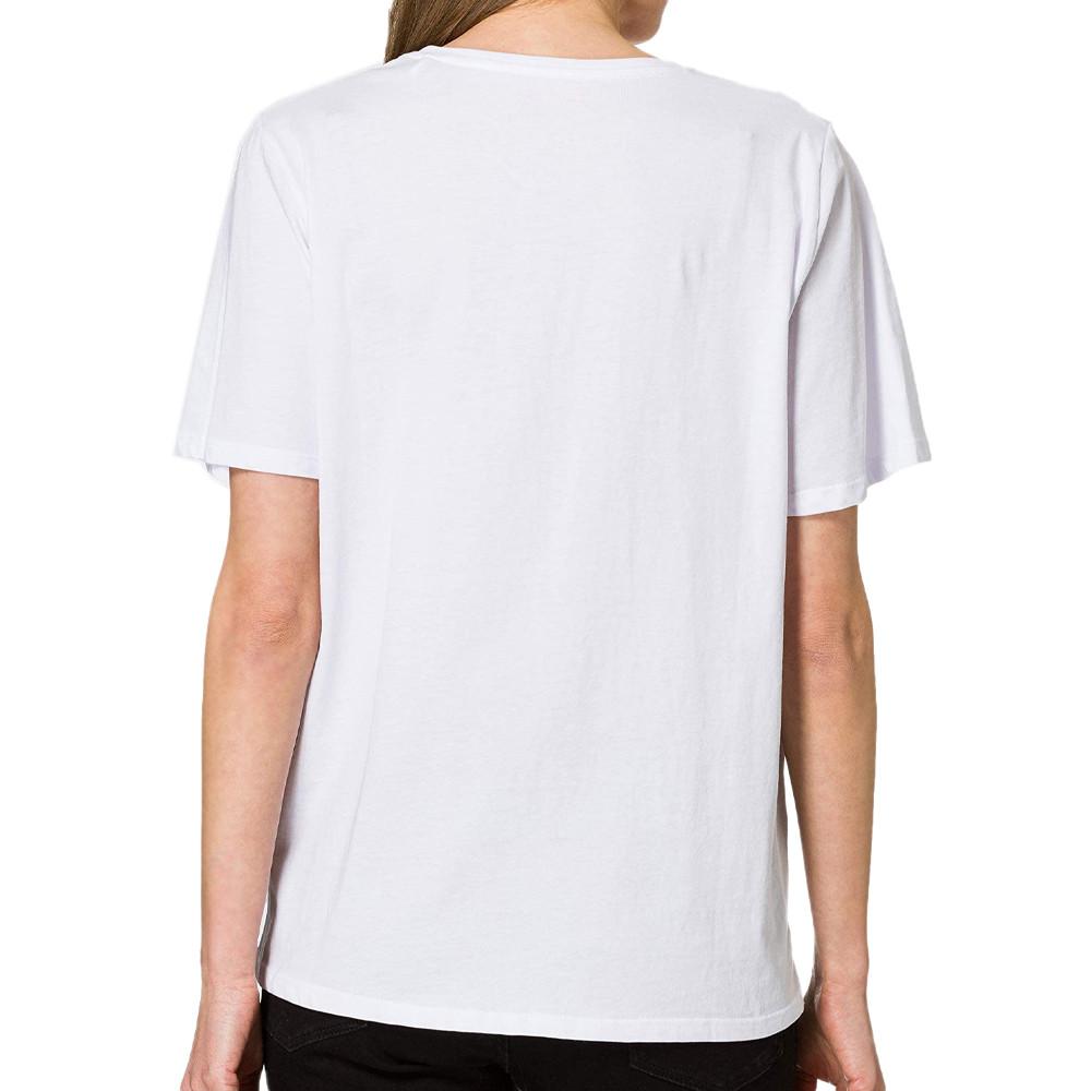 T-shirt Blanc Femme Teddy Smith Palmy vue 2