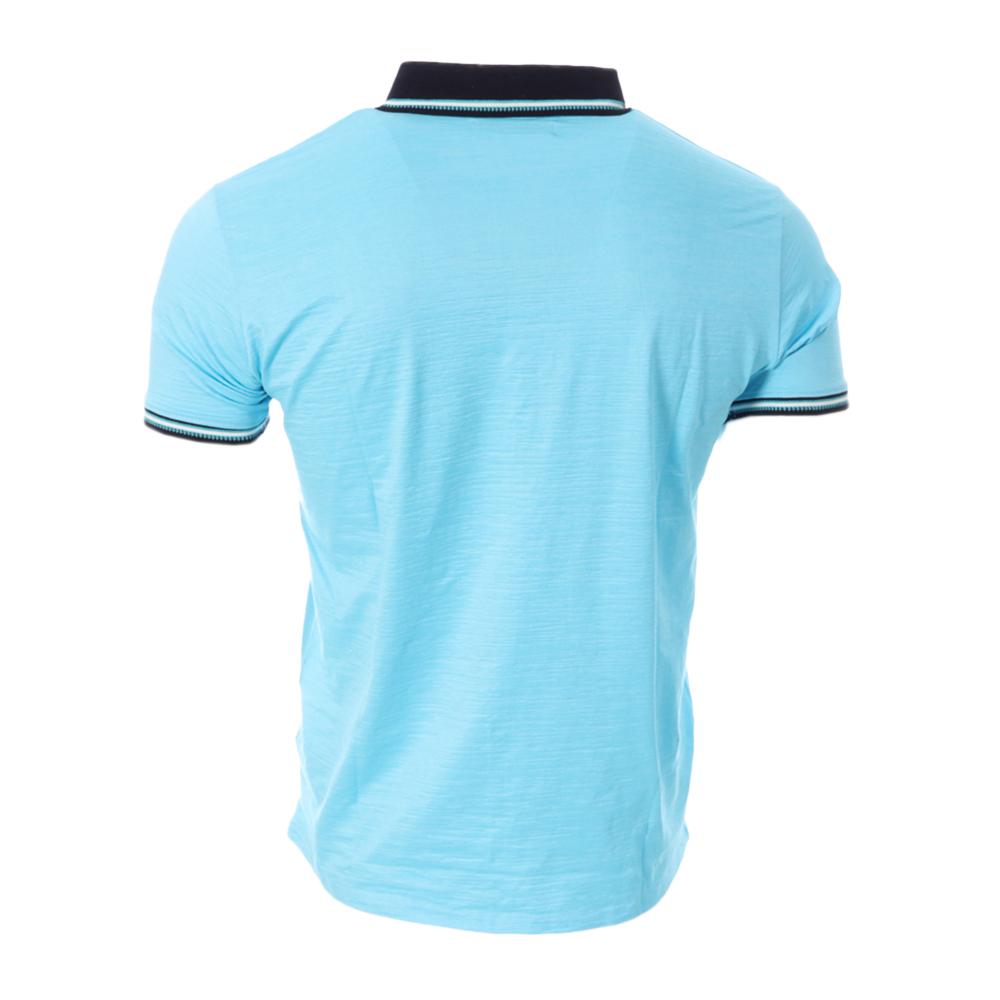 Polo Turquoise Homme RMS26 91318 vue 2