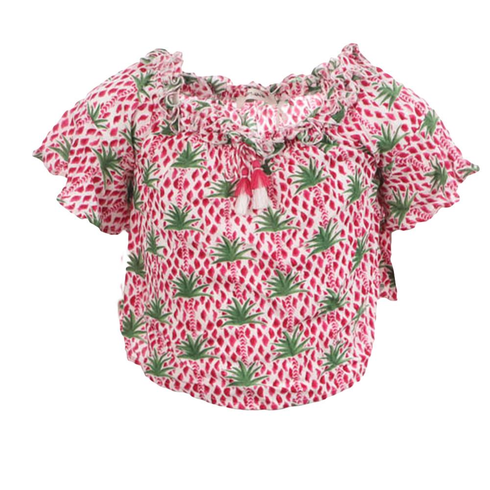 Top Rose/Blanc Fille Teddy Smith Taxo pas cher