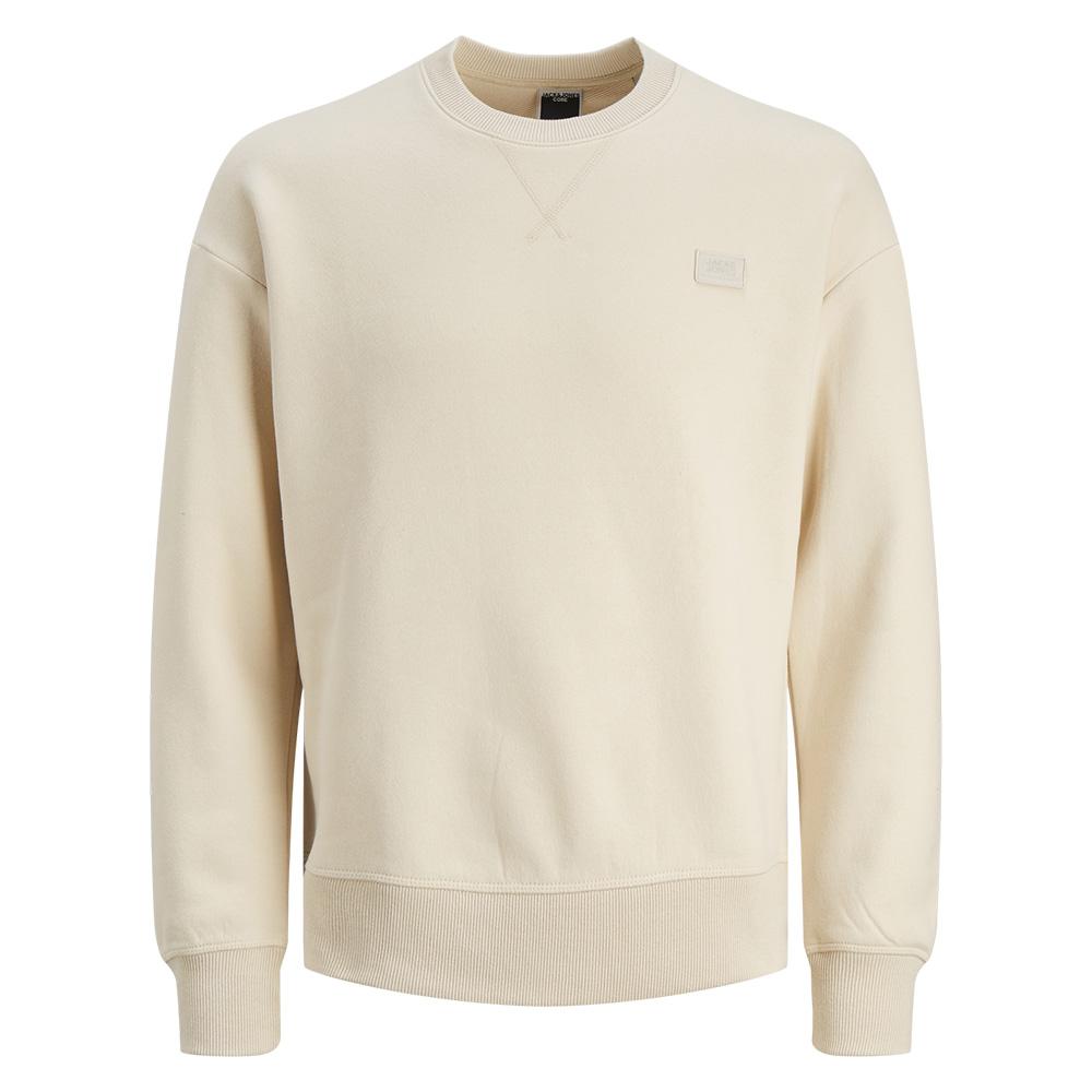 Sweat Beige Homme Jack & Jones Classic Twill pas cher