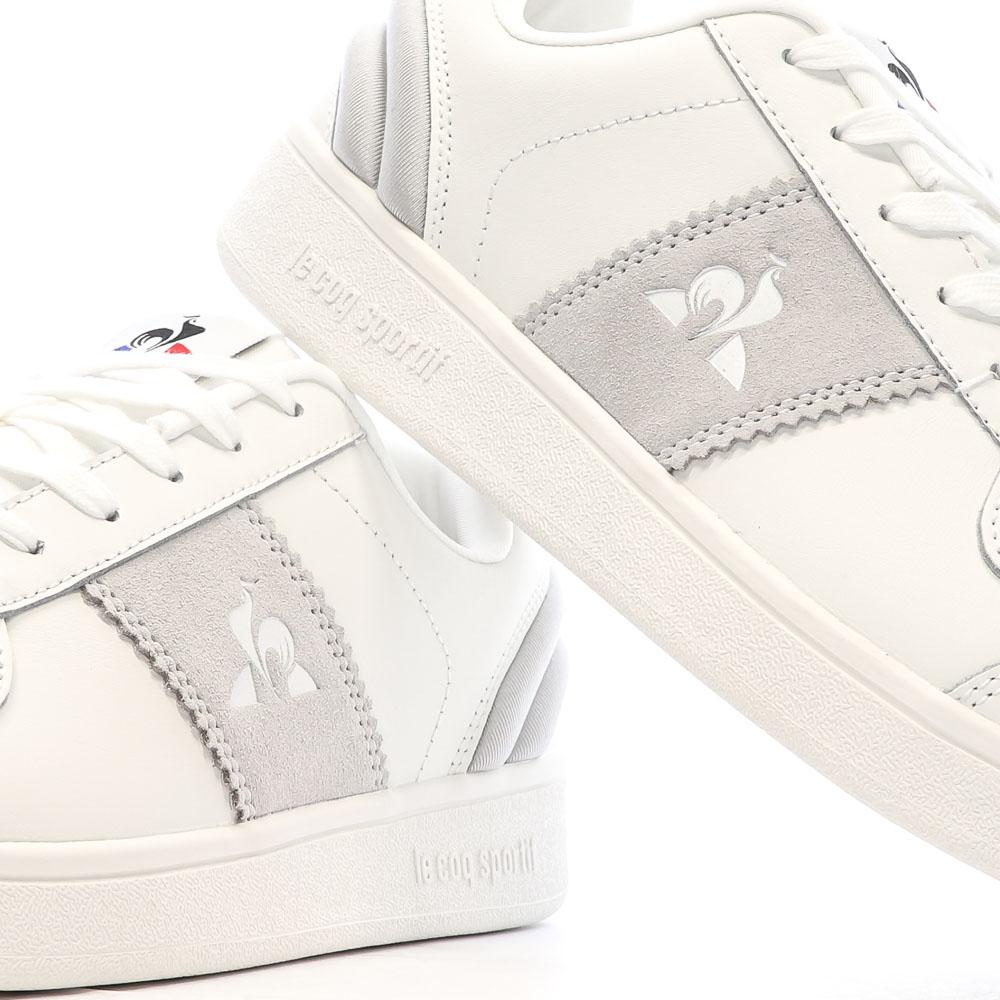 Baskets Blanches/Grises Homme Le Coq Sportif Olympia vue 7