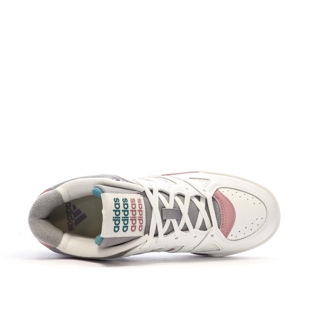 Baskets Blanches Homme Adidas Midcity vue 4