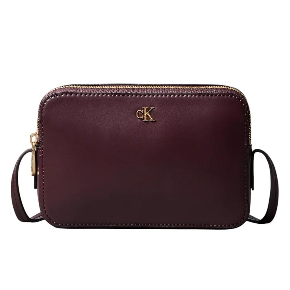 Sac à bandoulière Prune Femme Calvin Klein Jeans Ck Camera pas cher