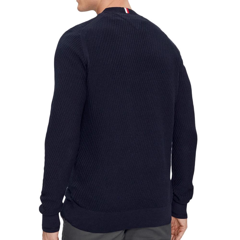 Pull noir tommy hilfiger homme best sale
