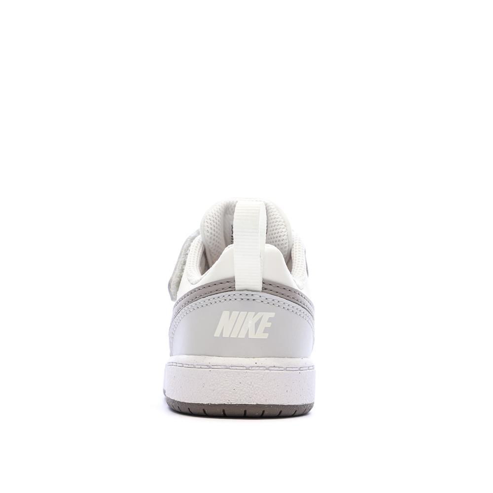 Baskets Grise Enfant Nike Court Borough Low Recraf vue 3