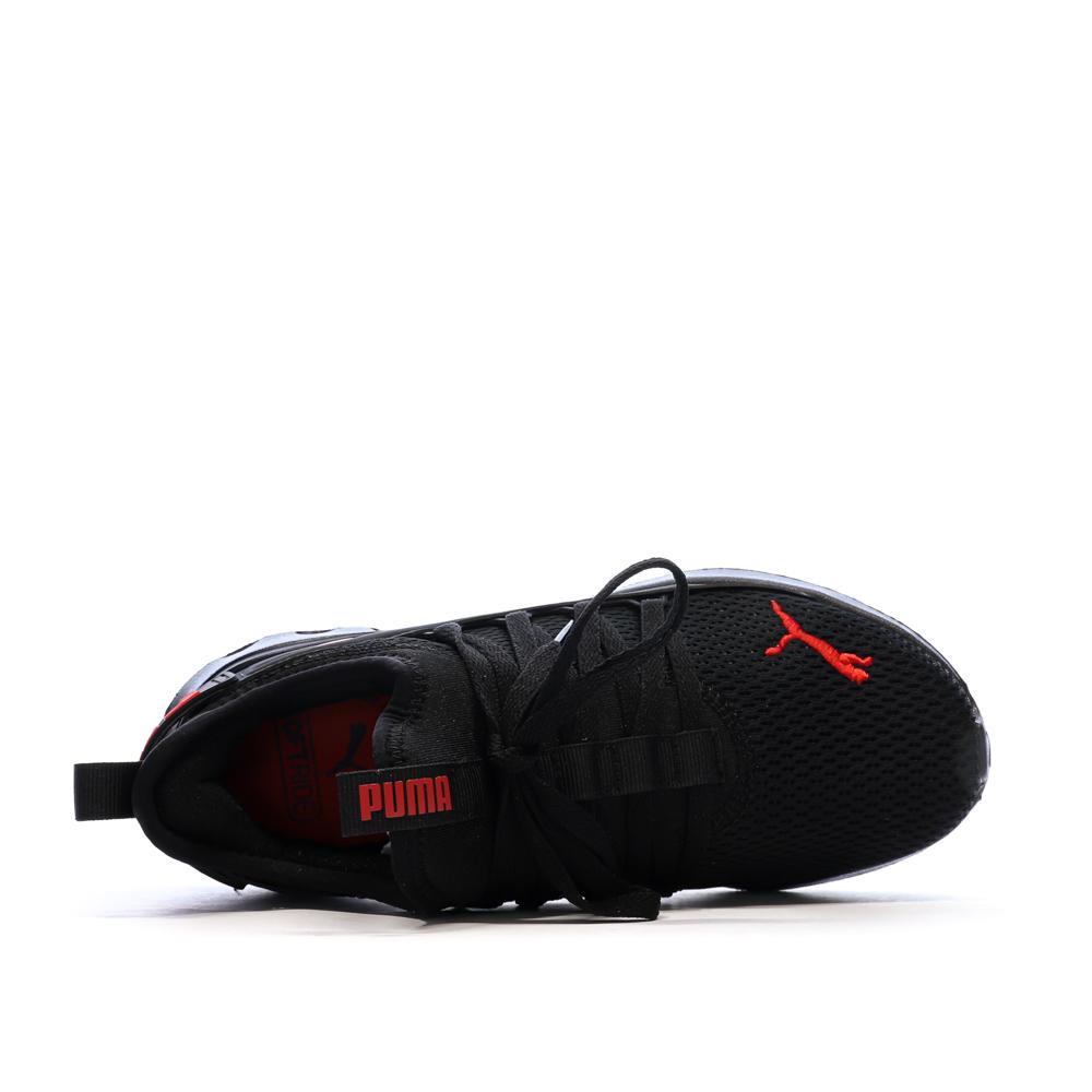 Chaussures de Sport Noir/Rouge Garçon/Homme Puma Softride Carson vue 4