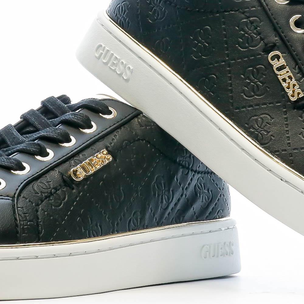 Baskets Noires Femme Guess Beckie vue 6