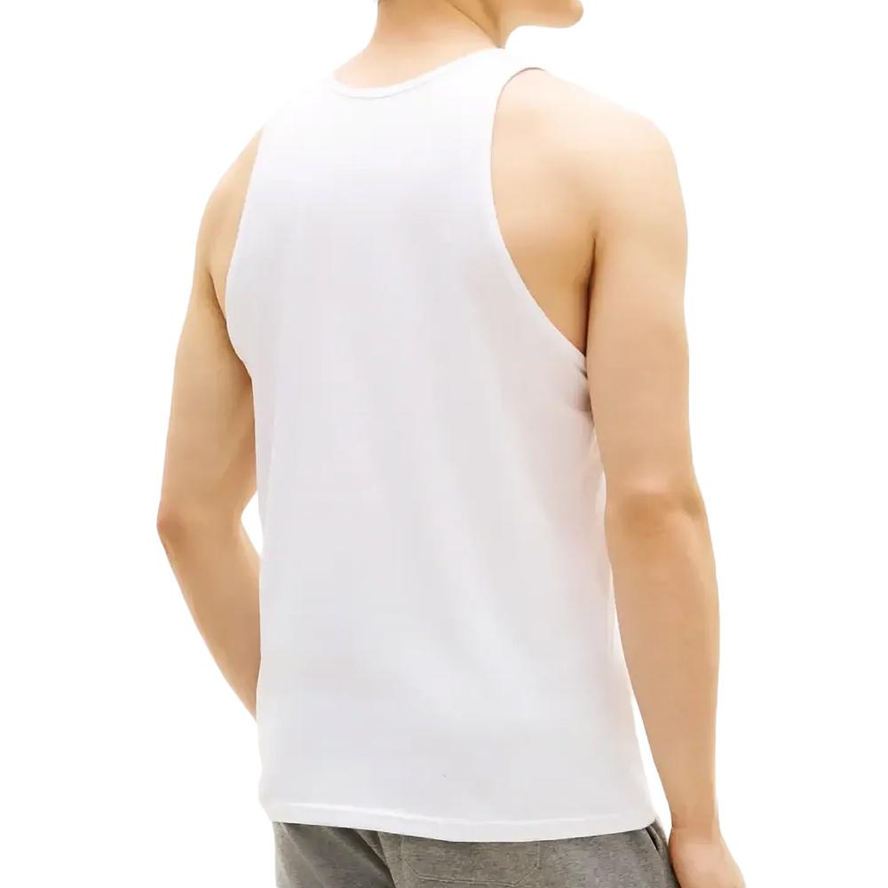 Débardeur Blanc/Beige Homme Tommy Hilfiger Tank vue 3