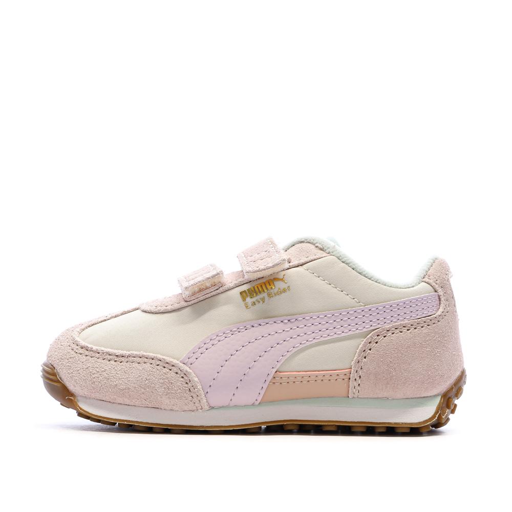 Baskets Beige/Rose Fille Puma Easy Rider Kids pas cher