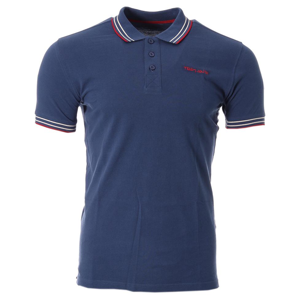Polo Bleu Royal Homme Teddy Smith Pasian pas cher