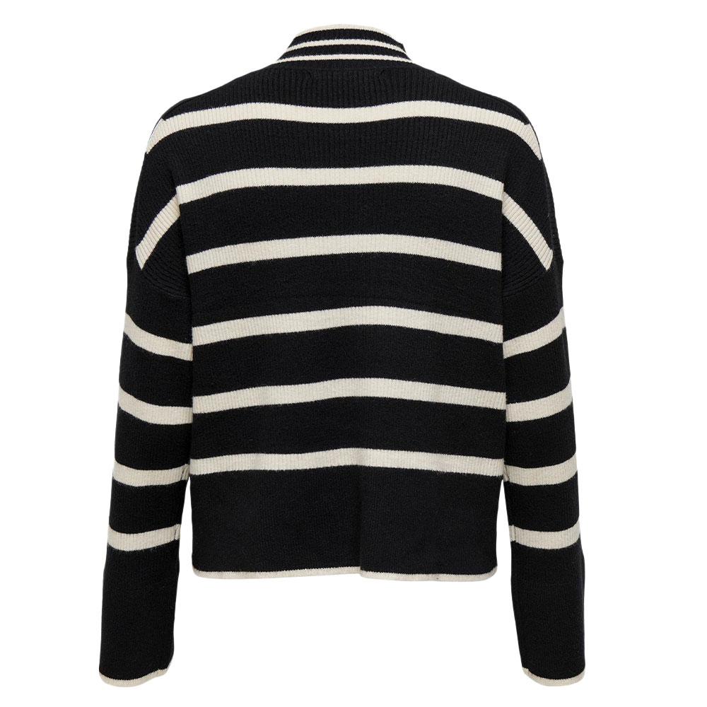 Pull Noir/Beige Femme Only Libi vue 3