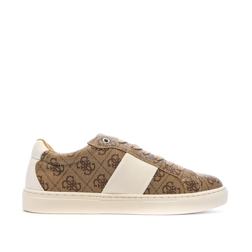 Baskets Blanche/Marron Femme Guess Toda vue 2