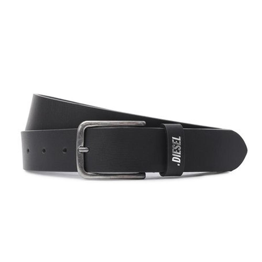 Ceinture Noire Homme Diesel Belt X10454 pas cher