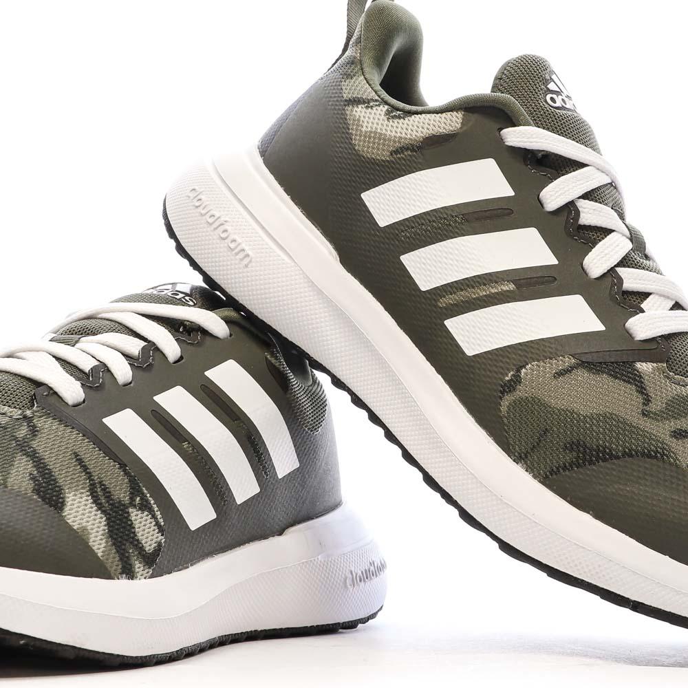 Baskets Kaki Garçon Adidas Fortarun 2.0 vue 7
