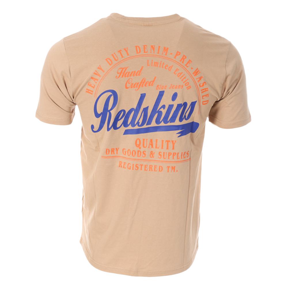 T-Shirt Beige Homme Redskins TS6214 vue 2