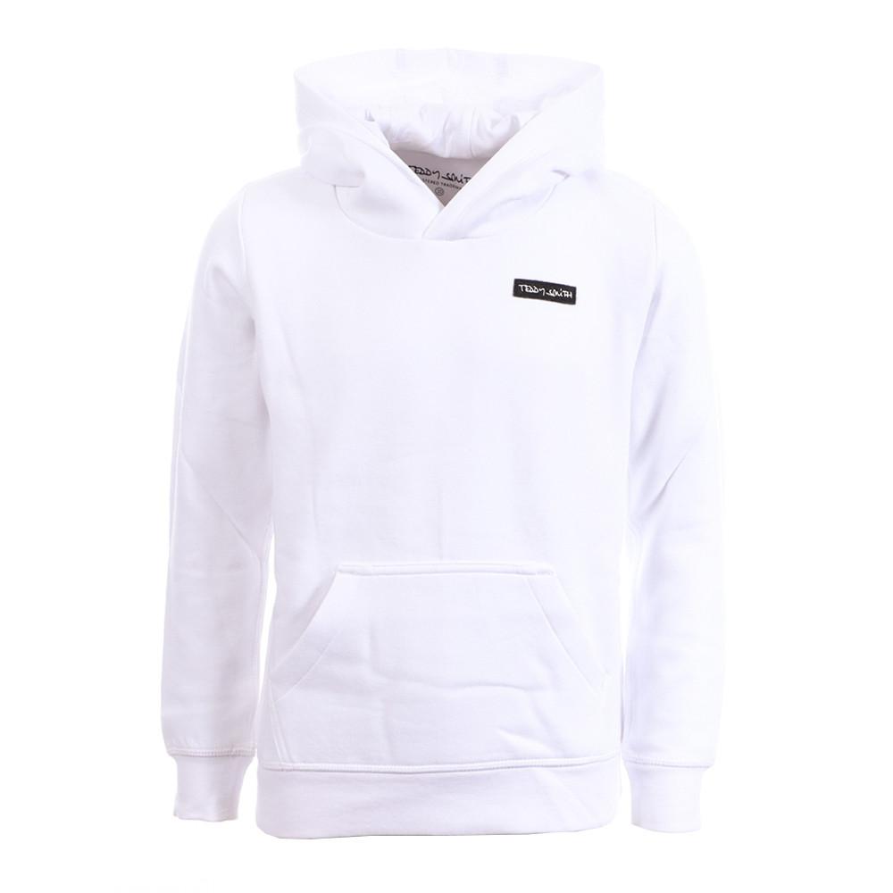 Sweat à capuche Blanc Garçon Teddy Smith Nark pas cher