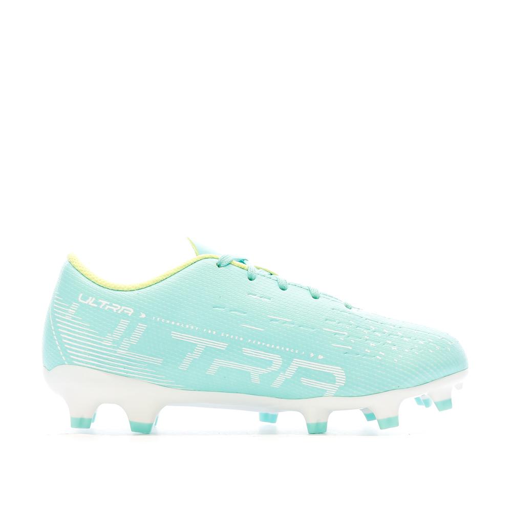 Chaussures de Football Bleu Garçon Puma Ultra Play vue 2