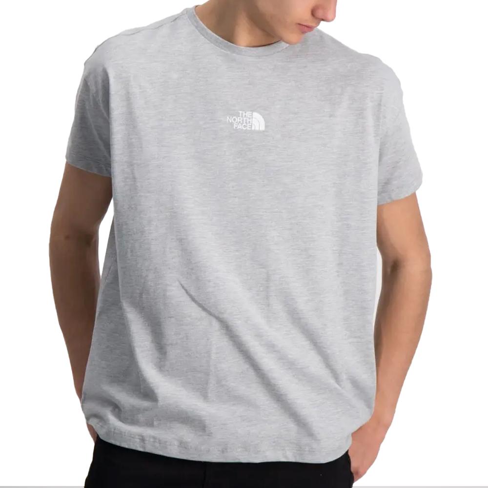 Camiseta gris para hombre The North Face Teen Oversize barato
