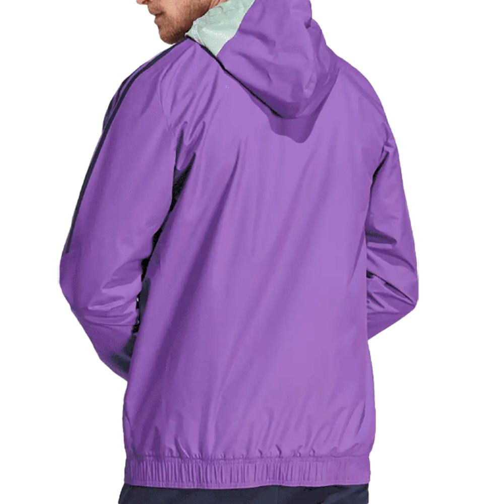 Real Madrid Coupe Vent Violet Homme Adidas 2022/23 vue 2