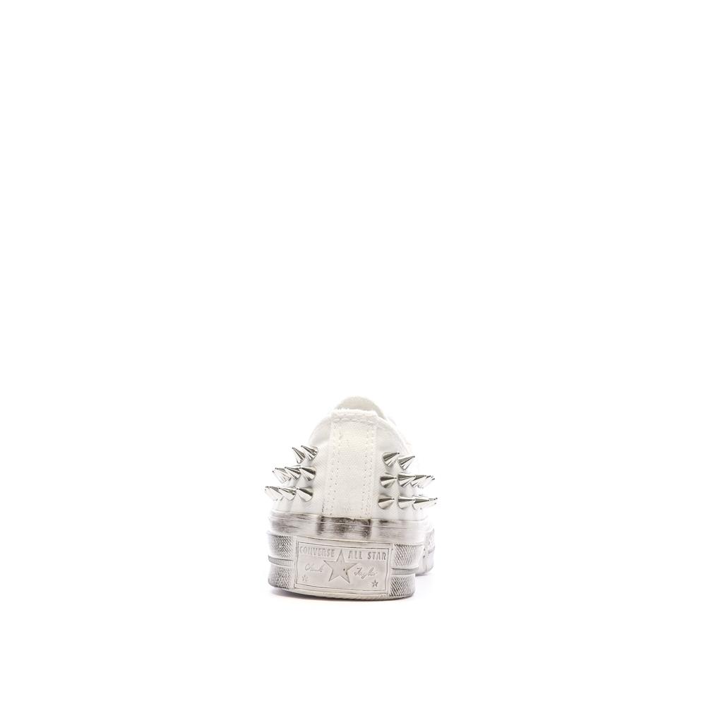 Baskets Blanches Femme Converse Chuck 70 Studded vue 3