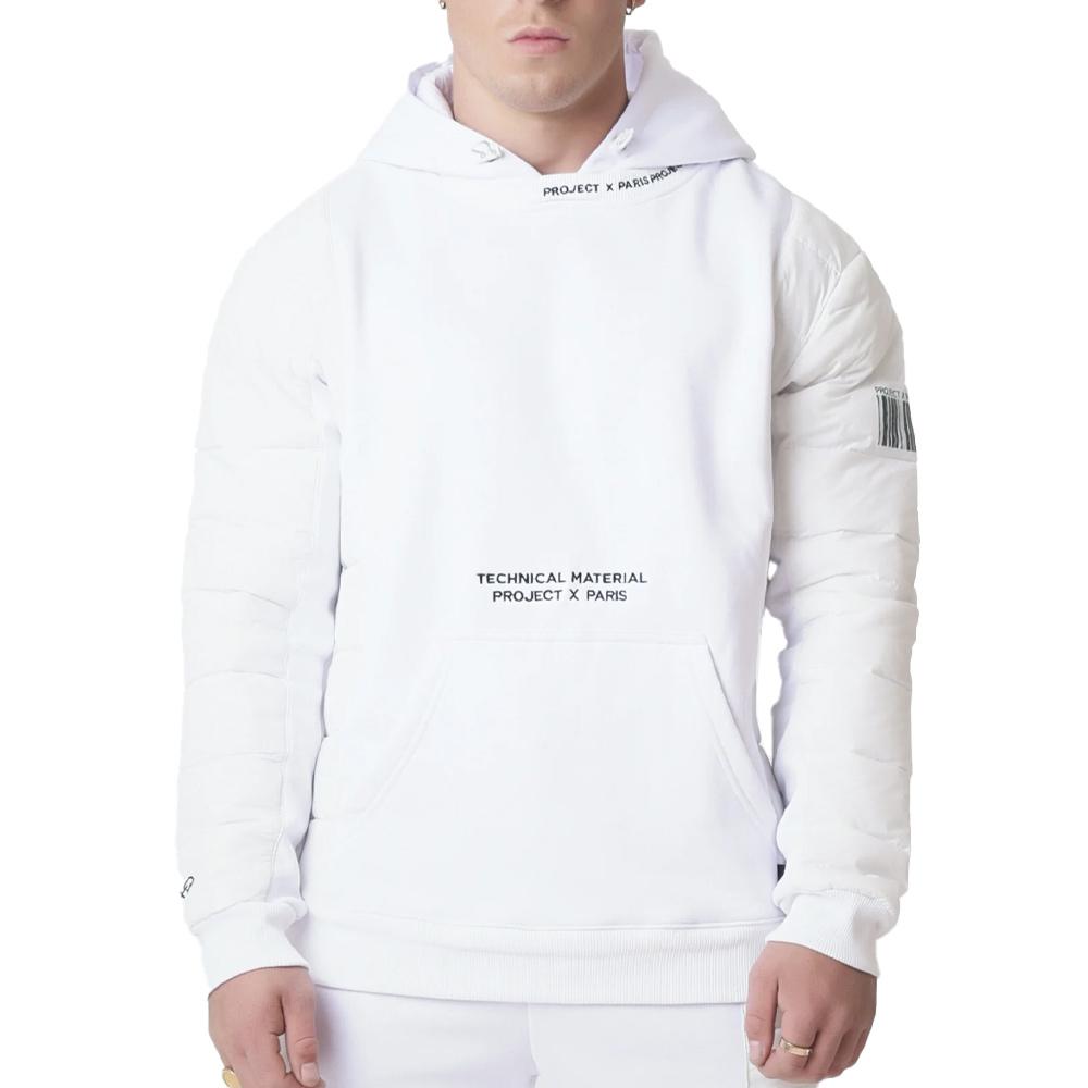 Sweat à Capuche Blanc Homme Project X Paris Hoodie pas cher