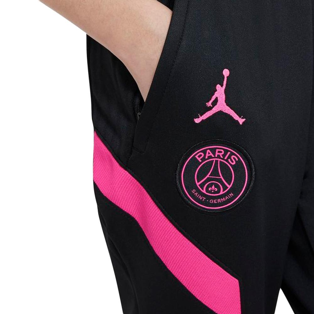 PSG Pantalon Survêtement Noir/Rose Junior Nike Jordan vue 3