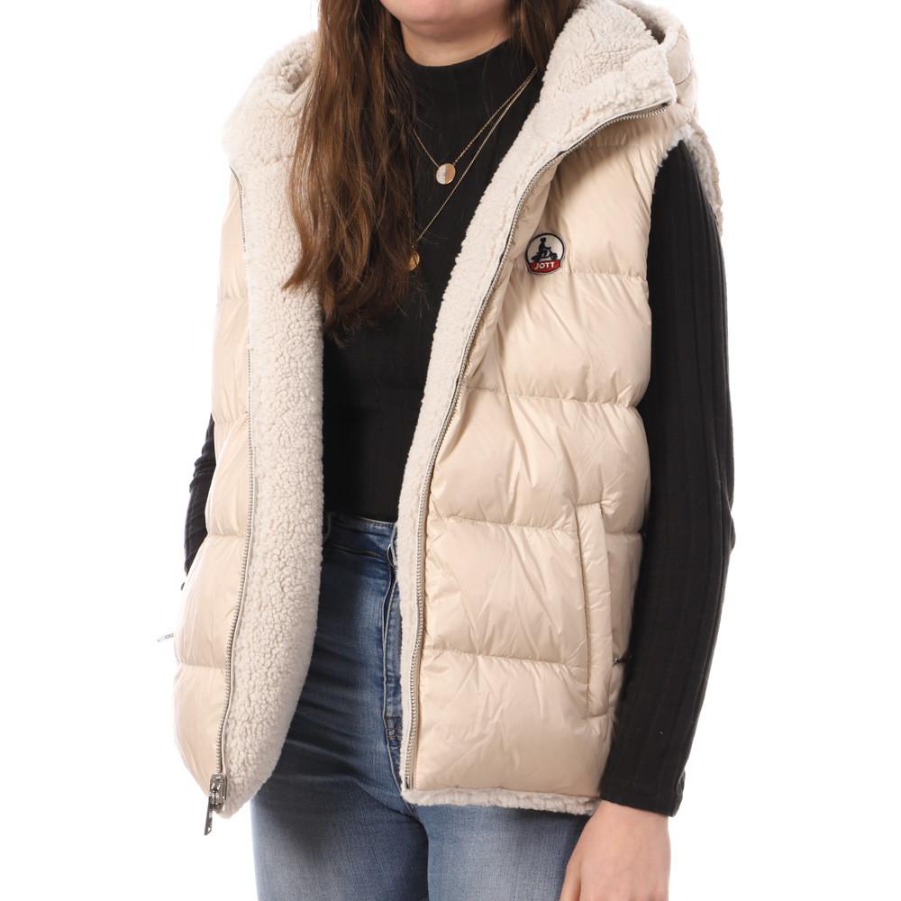 Doudoune Réversible sans manche Beige Femme Jott Daria vue 4