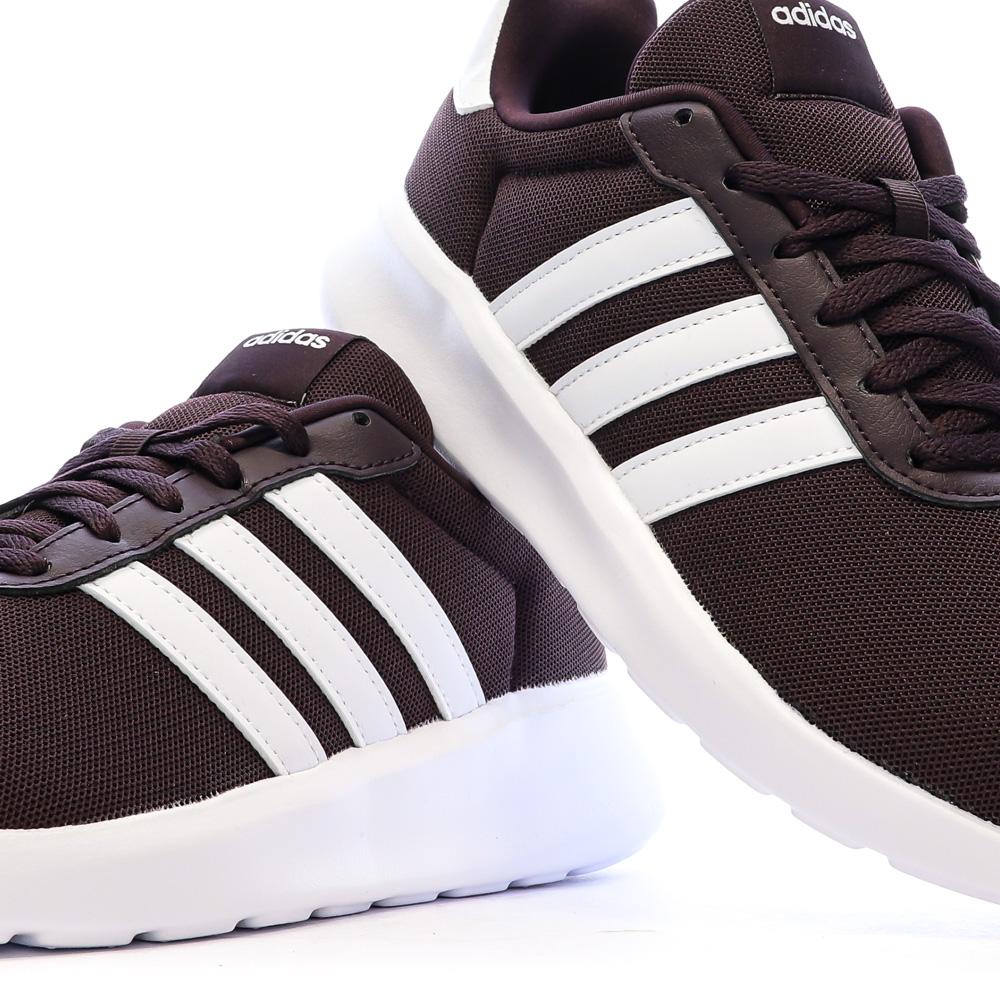Baskets Bordeaux Homme Adidas Lite Racer 3.0 vue 7