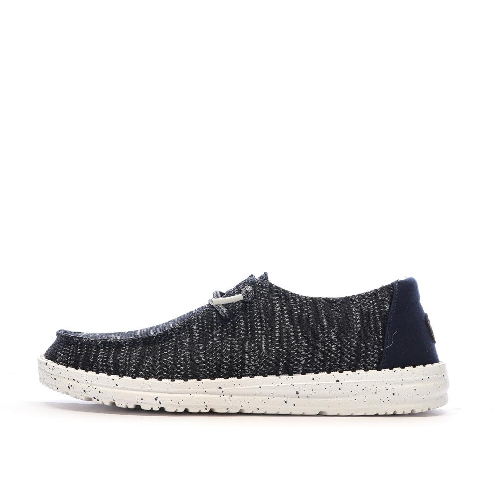 Chaussures Marine Femme Hey Dude Wendy Sox pas cher
