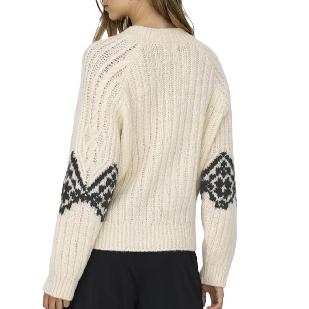 Pull Beige Femme JDY Naomi vue 2