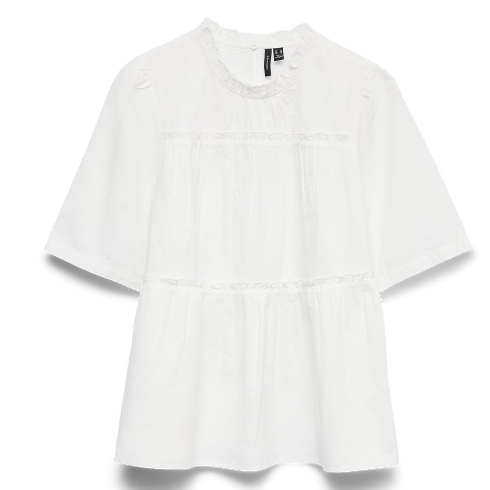 Blouse Blanche Femme Vero Moda Newisolde pas cher