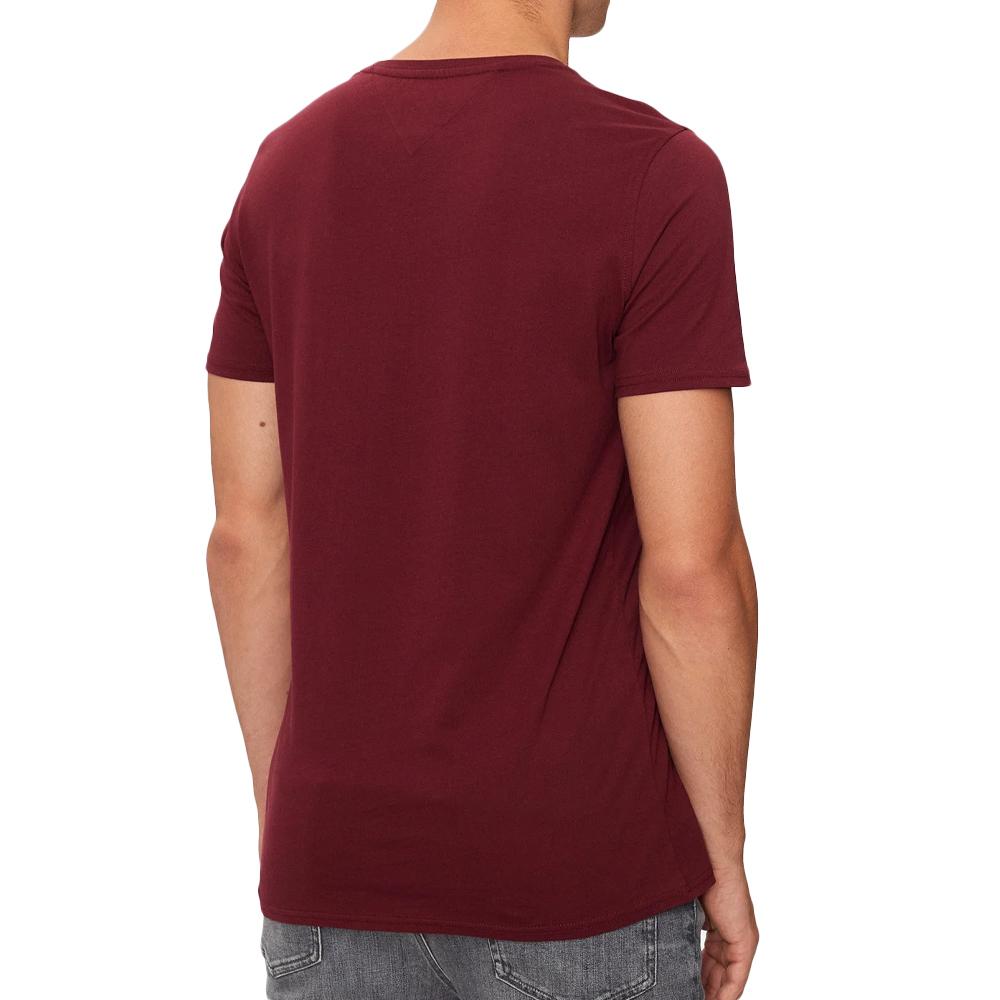 T-shirt Rouge Homme Tommy Hilfiger Jersey vue 2