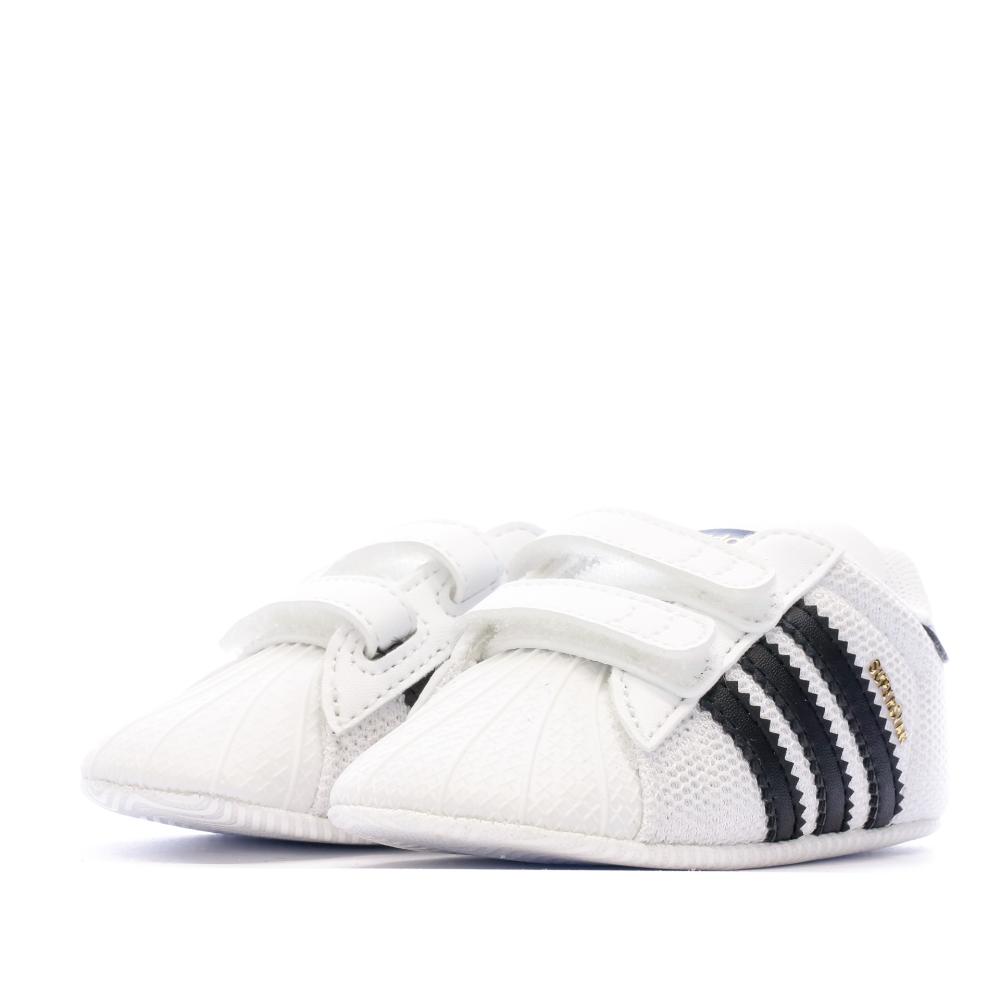 Baskets Blanches Mixte Bébé Adidas Superstar vue 6