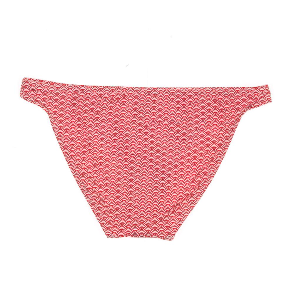 Bas de Bikini Rouge/motifs Femme Nana Cara Soleil vue 2