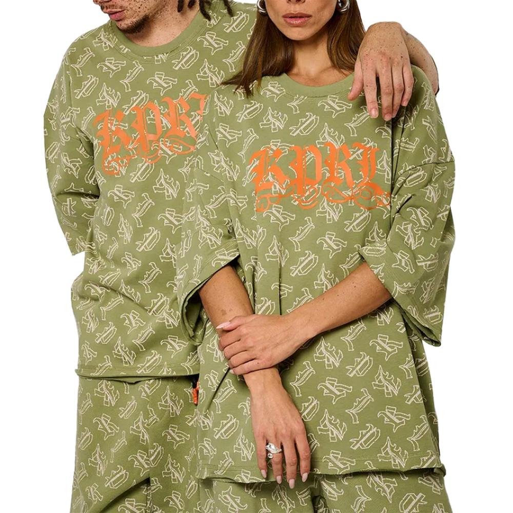 T-Shirt Vert Mixte Kaporal VOLA pas cher
