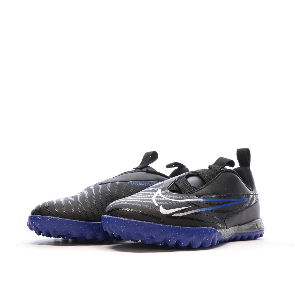 Chaussures de Foot Noir/Bleu Junior Nike Phantom GX Academy TF vue 6