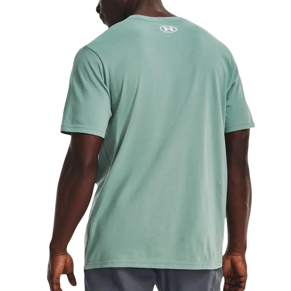 T-shirt Vert Homme Under Armour Camo vue 2