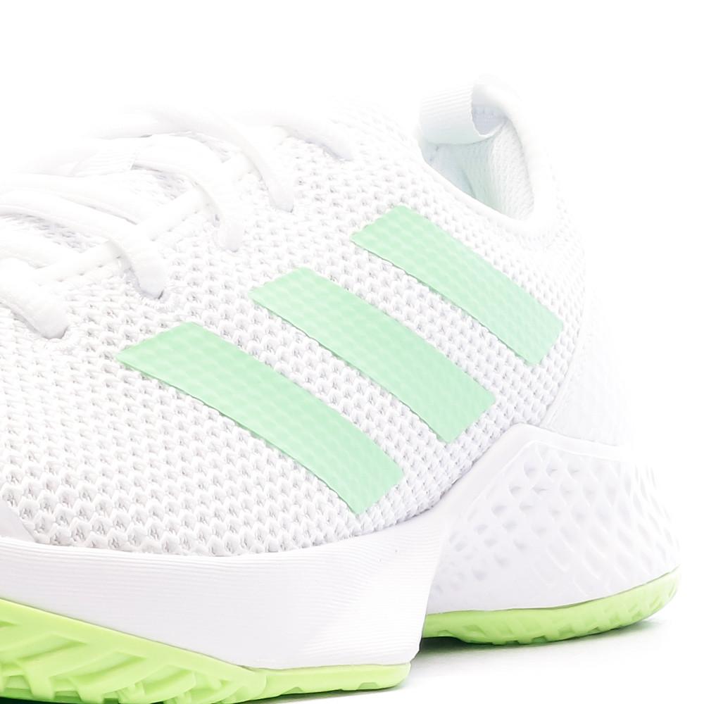 Chaussures de Tennis Blanche Homme Adidas Courtflash vue 7