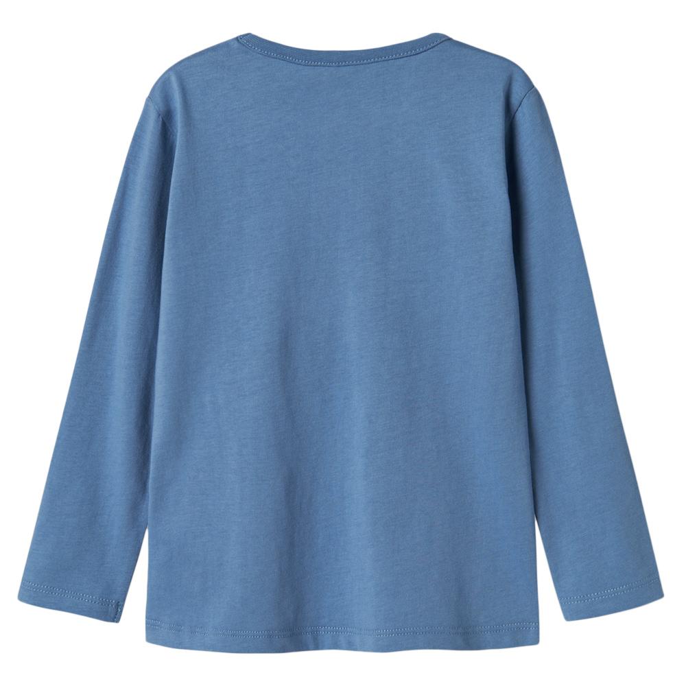 T-Shirt Manches Longues Bleu Garçon Name it Plasse vue 2